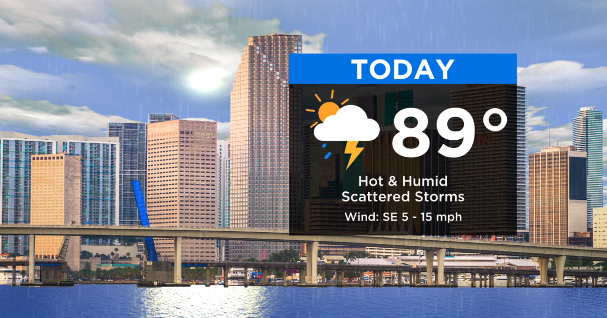 Miami Weather: Another hot one, afternoon storms possible