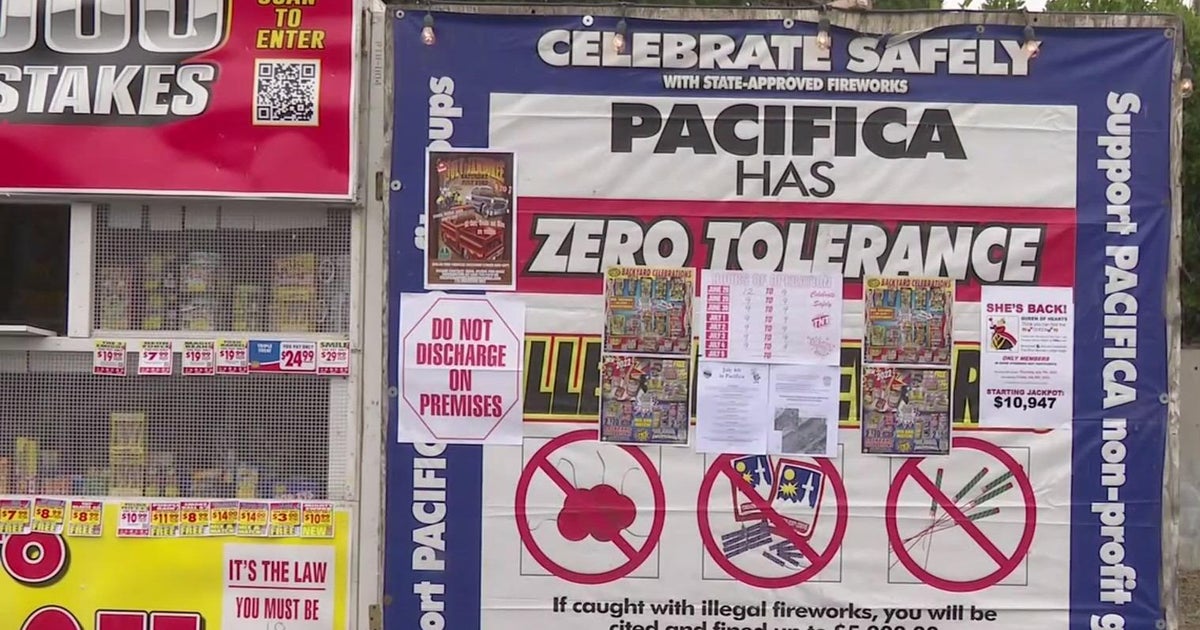 Pacifica police prepare for fireworks crackdown ahead of July 4th CBS
