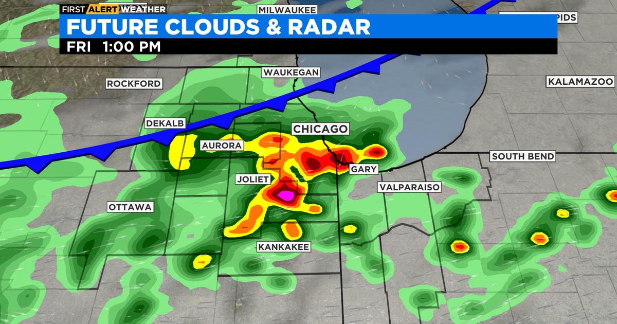 Chicago First Alert Weather: Chance of showers and storms - CBS Chicago