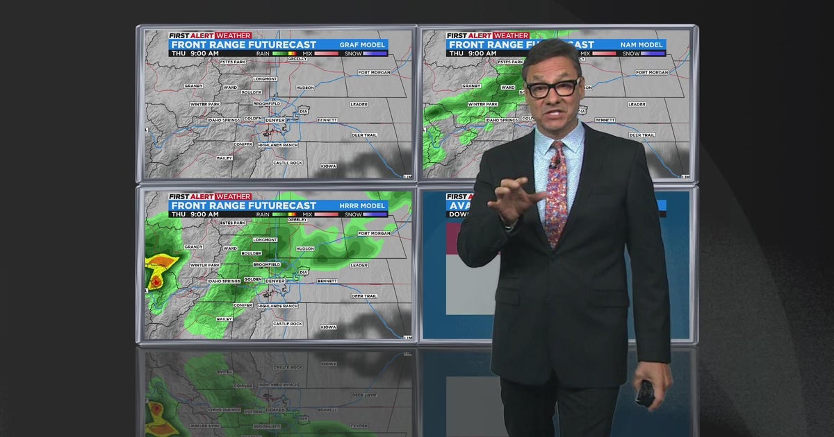 Monsoon And Summer Cold Front Change Thursday's Weather - CBS Colorado