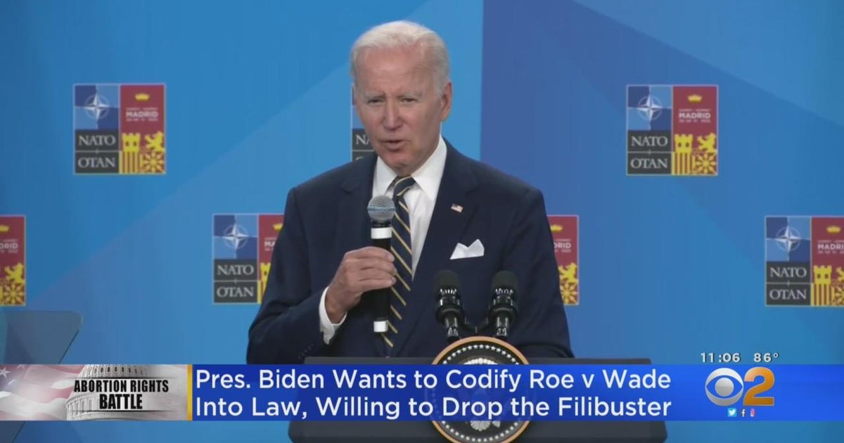 President Biden looks to codify Roe v. Wade into law by dropping