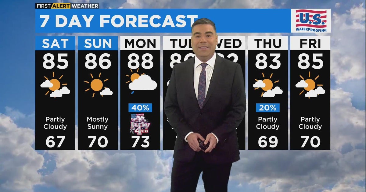Chicago First Alert Weather: Cloudy tonight, temps mid-60s - CBS Chicago