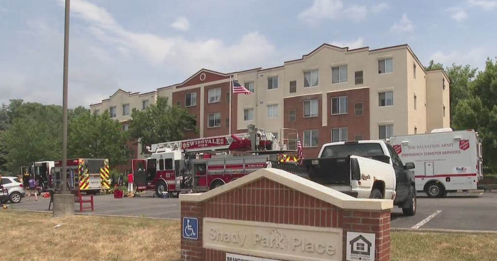 Fire forces dozens of senior citizens from North Braddock apartment