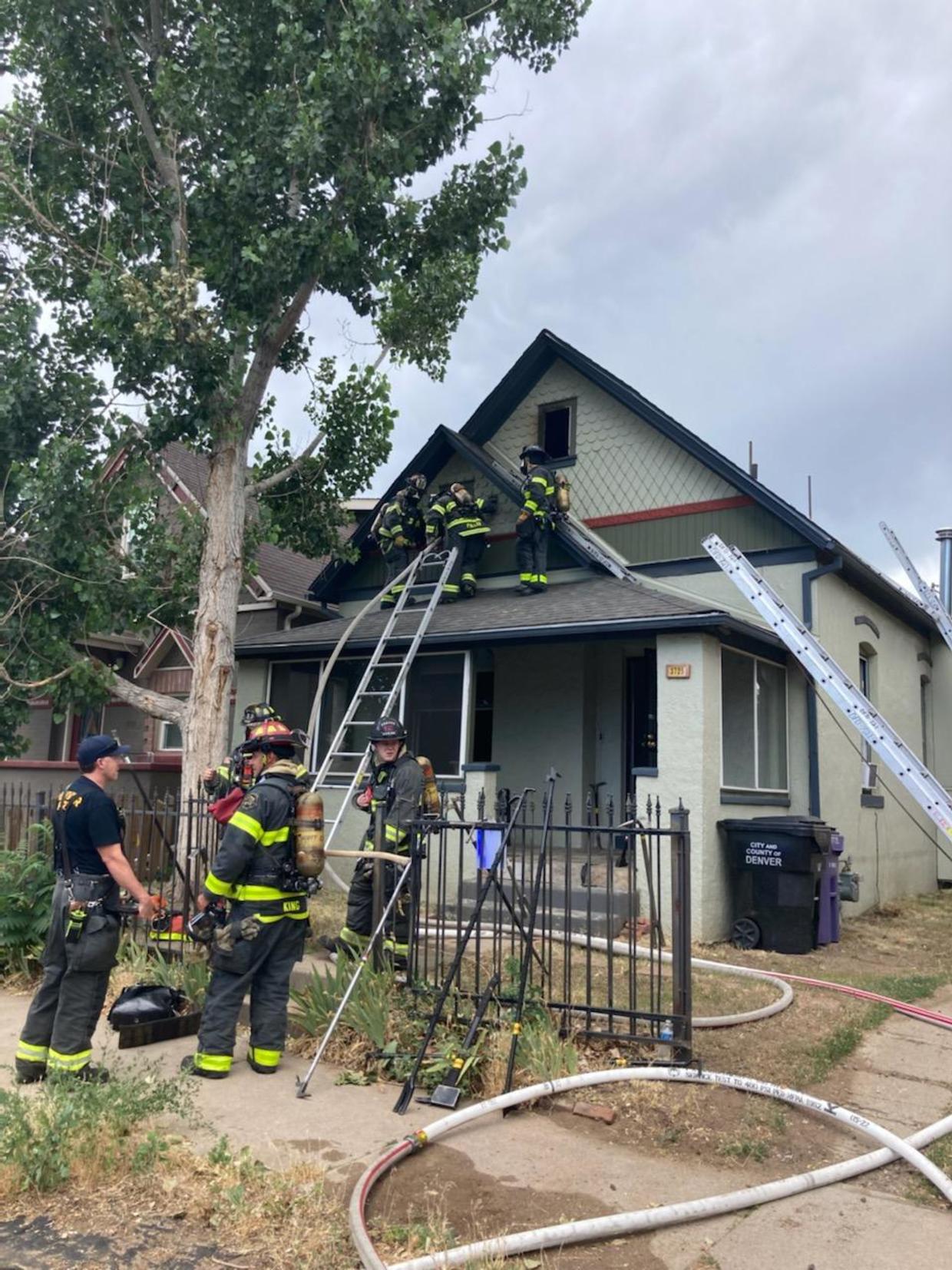 Denver Firefighter Hurt During Partial Collapse Responding To House ...