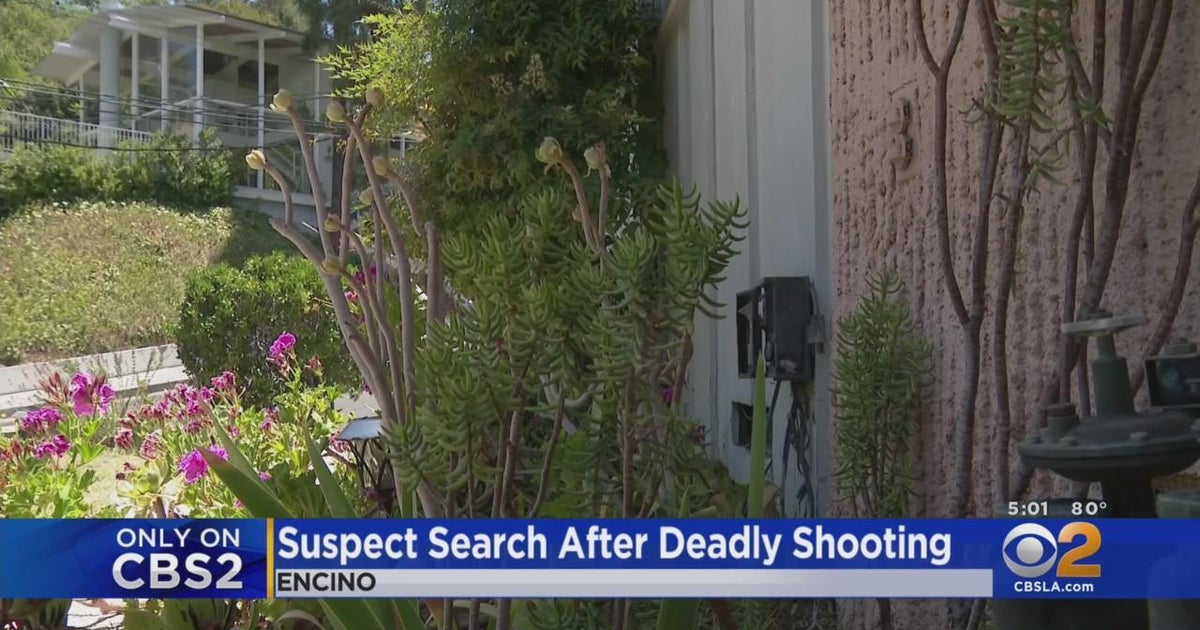 37-year-old man shot and killed outside house party in Encino - CBS Los ...
