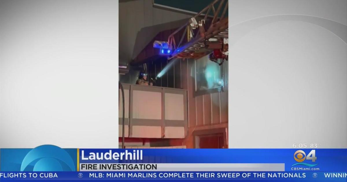 Lauderhill balcony fire may have been started by fireworks