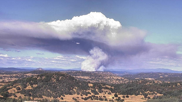 Electra Fire burning in Amador County 