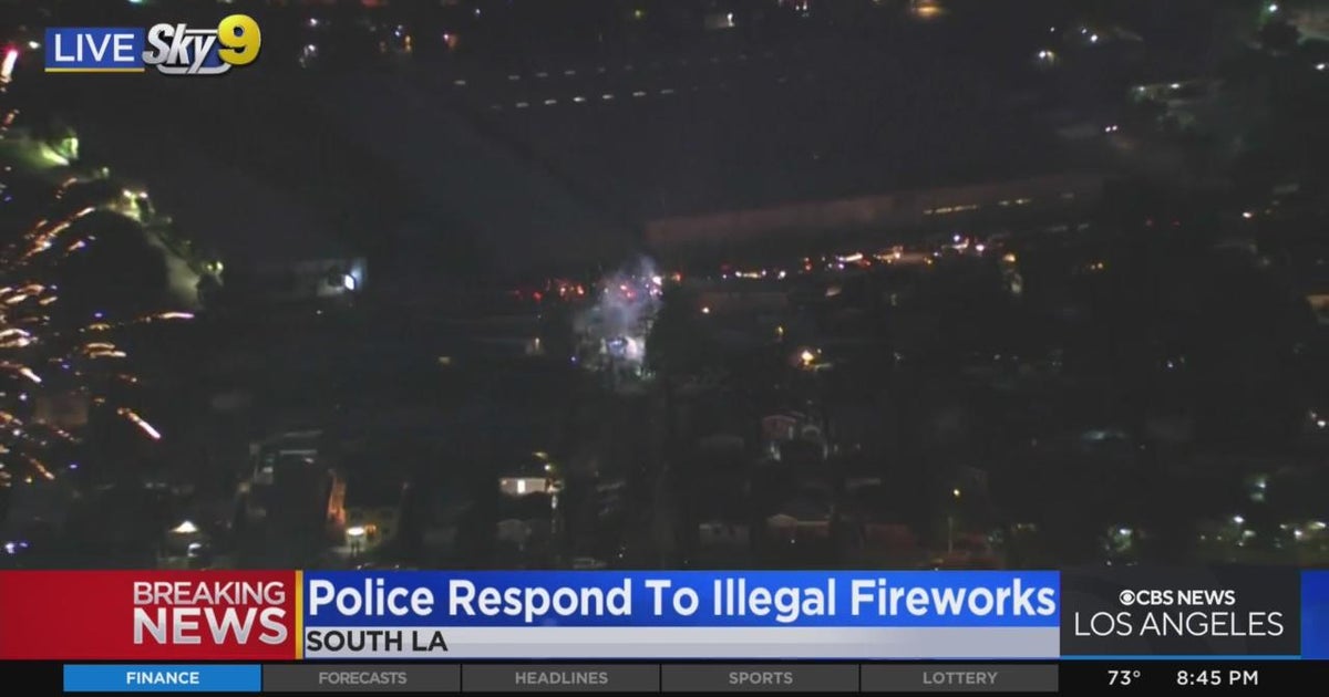 Illegal fireworks light up LA as many celebrate July 4th CBS Los Angeles