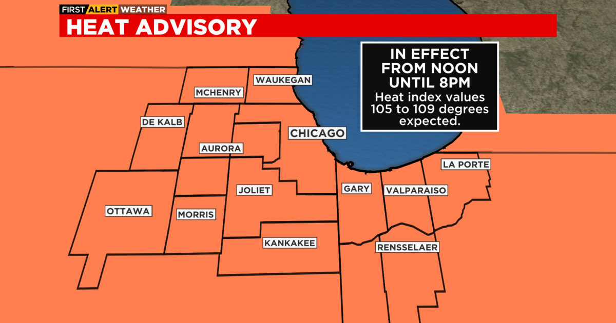 Chicago First Alert Weather Steamy And Stormy With Heat Advisory In The