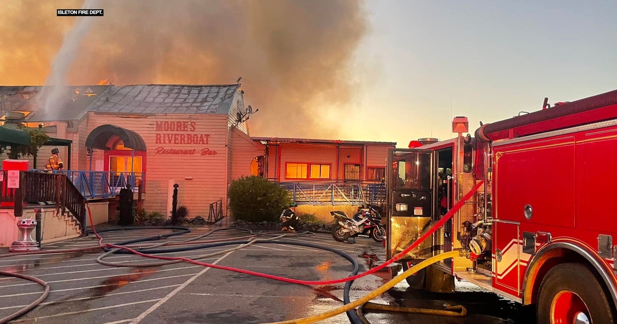 Large Fire Damages Moore's Riverboat Restaurant In Isleton CBS Sacramento