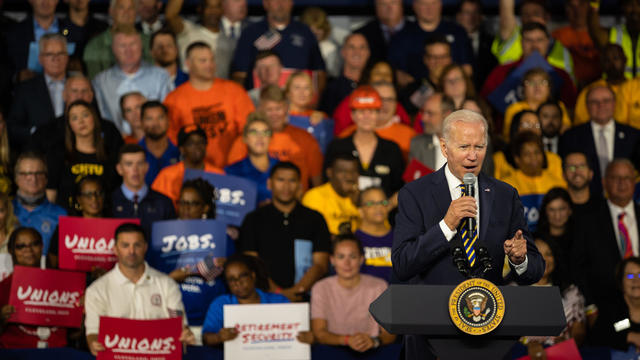 President Biden Delivers Remarks In Cleveland 