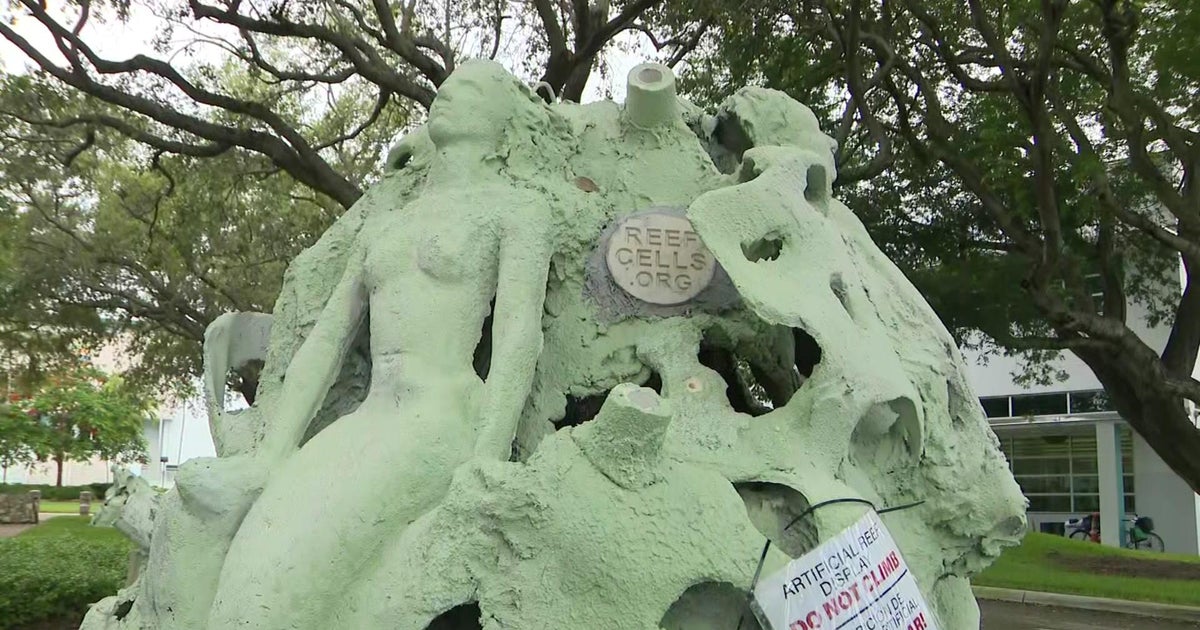 Mermaid sculptures to help restore South Florida reefs