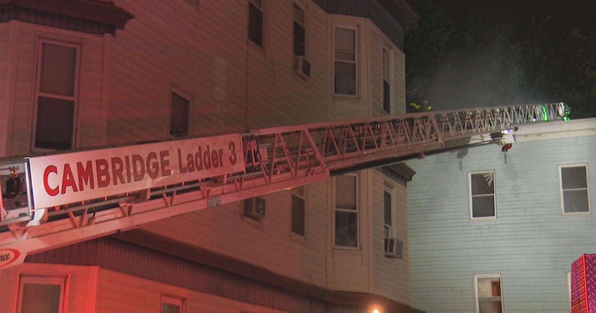 Firefighter hurt, resident rescued in Cambridge house fire CBS Boston
