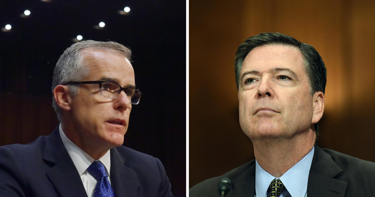 IRS internal watchdog to review rare audits of Comey and McCabe