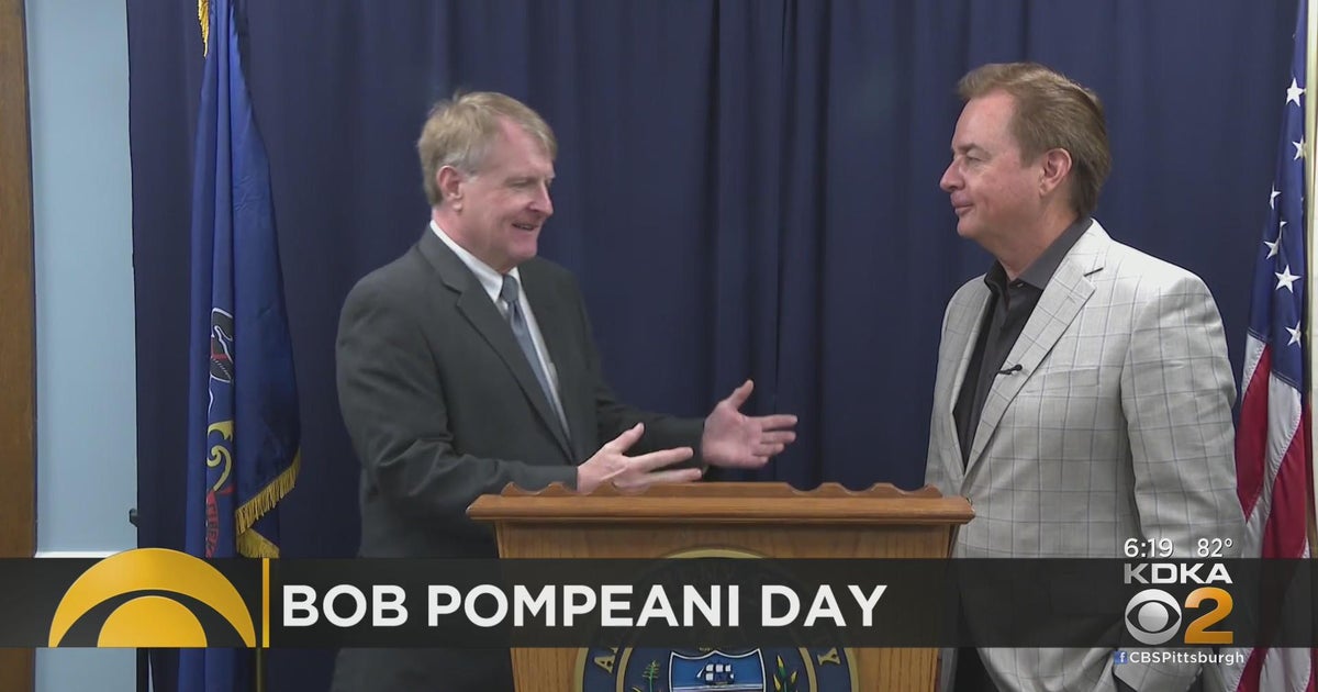 Saturday declared Bob Pompeani Day in Allegheny County CBS Pittsburgh