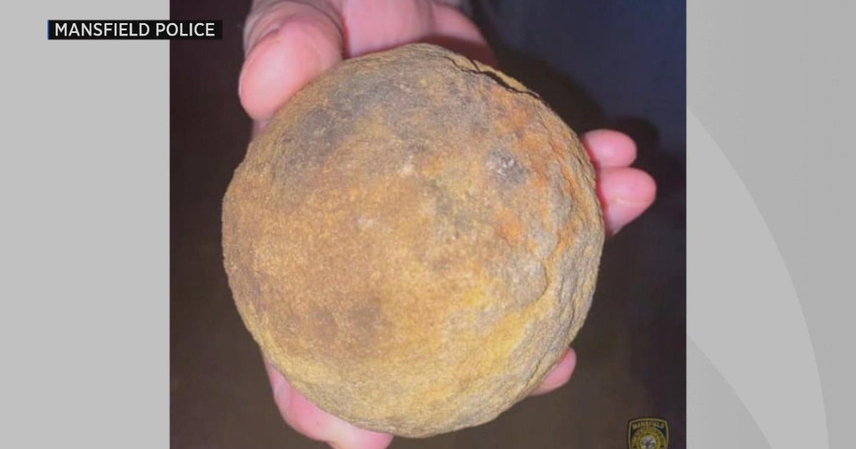 Civil War-era cannonball detonated in Mansfield
