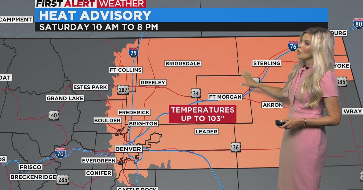 First Alert Weather Days With Heat Advisory - CBS Colorado