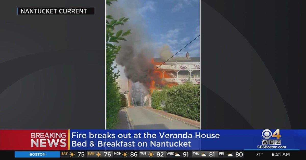 Fire breaks out at Nantucket bed and breakfast - CBS Boston