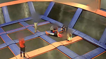 Park trampolines are more dangerous than home trampolines, study finds 