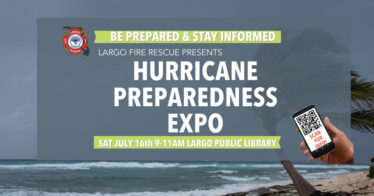 The Largo Fire Rescue Is Holding A 2022 Hurricane Preparedness Expo