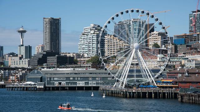The Great Wheel on Seattle, Washington's waterfront 
