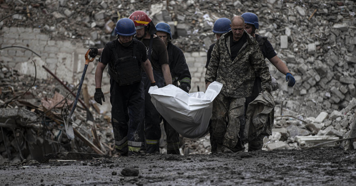 38 dead, 9 rescued from shelled apartment building after Russian rocket attack, Ukraine officials say