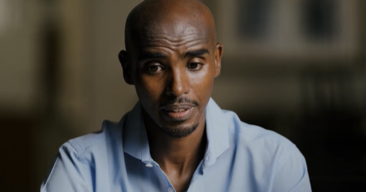 Mo Farah, the Olympic long-distance track star, reveals that he was traded to the UK from Africa as a child