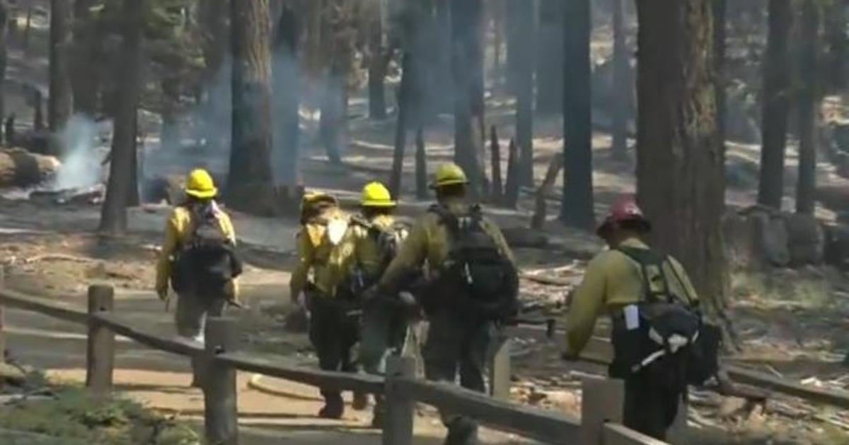 Firefighters Gain Ground Against Yosemite Wildfire - CBS News