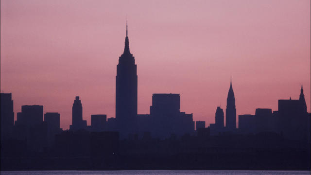 New York City Skyline During Electical Blackout 