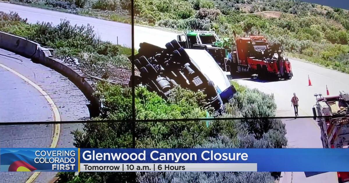 I 70 Closure In Glenwood Canyon Set For Next Week To Remove Rolled Semi Cbs Colorado 9661
