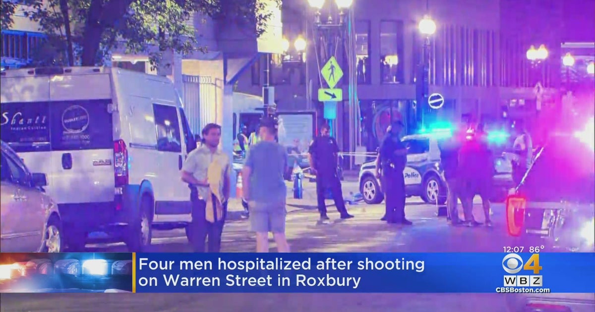 4 hospitalized after Roxbury shooting CBS Boston
