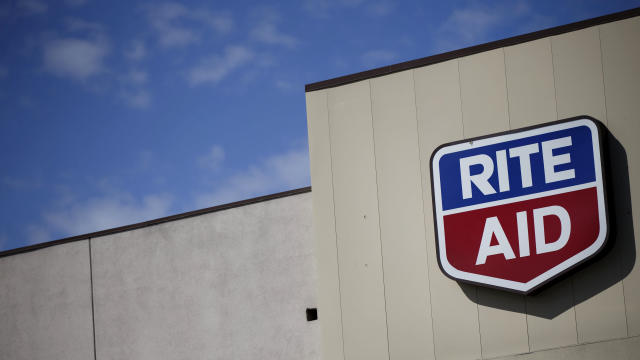A Rite Aid sign outside a store in Los Angeles 