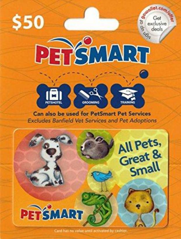 PetSmart gift card deal: Get $10 off $50 