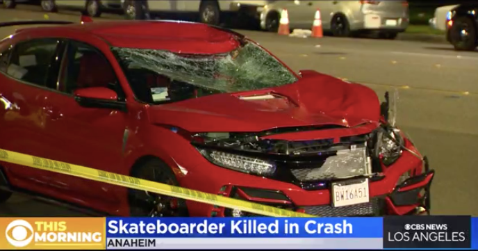 Skateboarder fatally struck by vehicle in Anaheim CBS Los Angeles