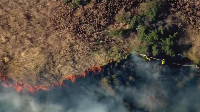 Herman Fire burning near Benicia 