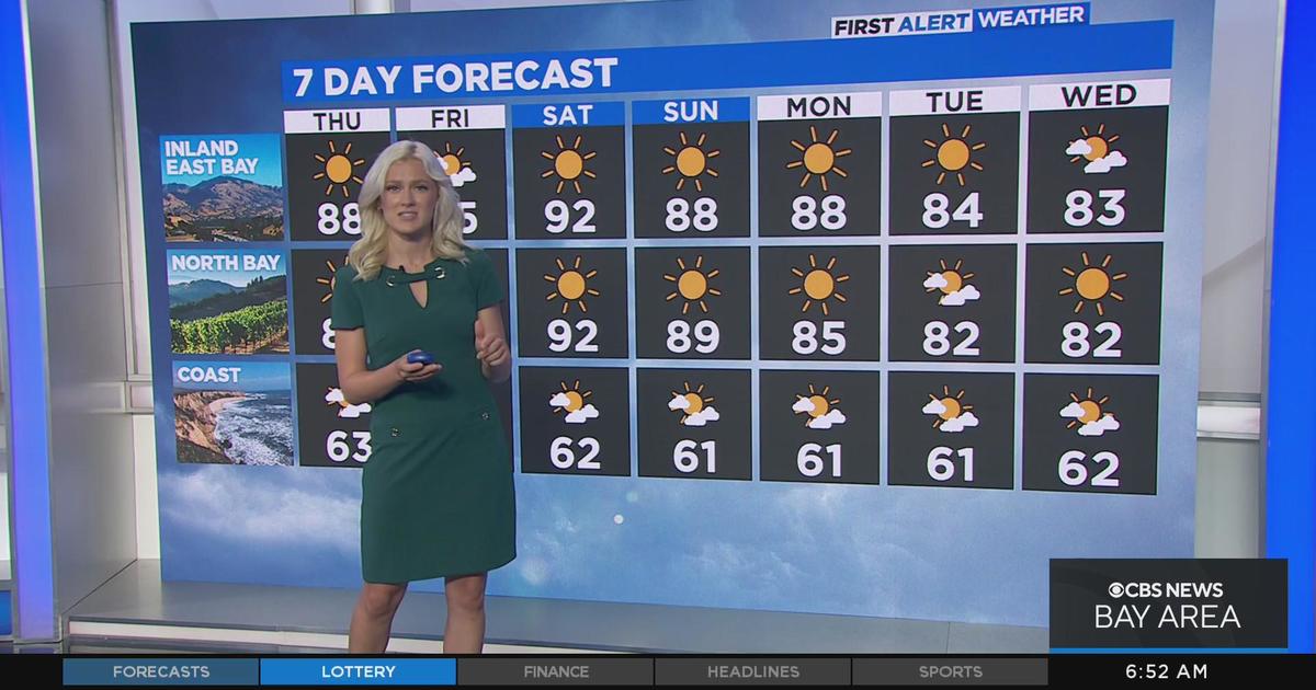 First Alert Weather Forecast With Meteorologist Jessica Burch Cbs San