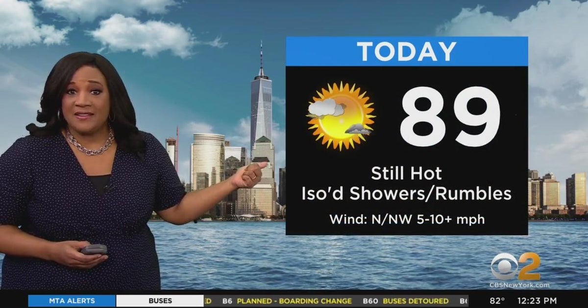 First Alert Weather: Showers possible this afternoon - CBS New York