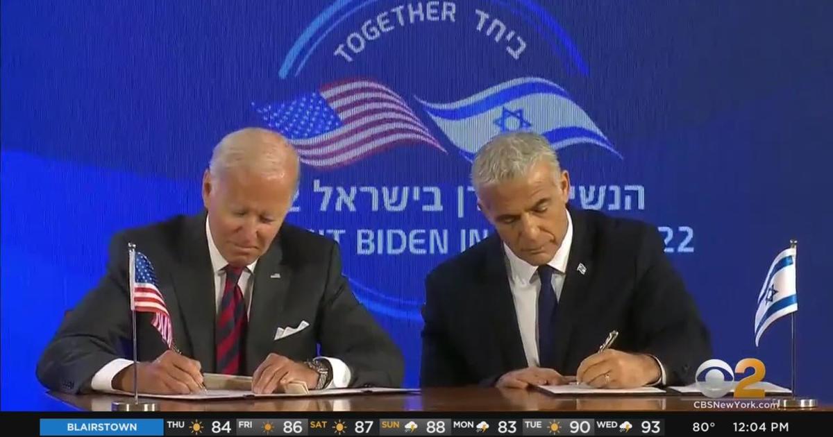 President Biden Meets With Israeli Prime Minister - CBS New York