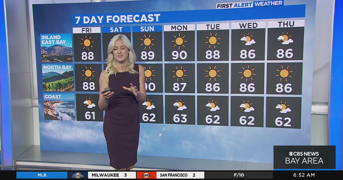 First Alert Weather Friday Morning Forecast - CBS San Francisco