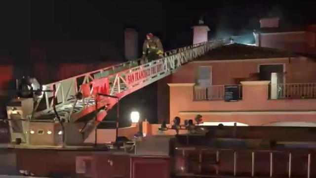 SF Fire responds to fire on Sea Cliff 