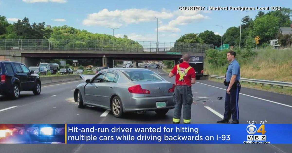 Driver wanted for hitting multiple cars on I-93