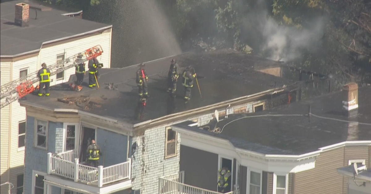 17 Displaced After Fire Rips Through Dorchester Home - CBS Boston