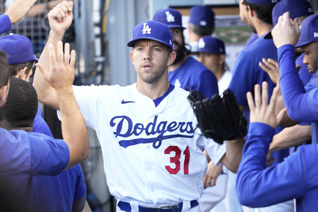 Los Angeles Dodgers defeated the San Diego Padres 7-2 during a MLB baseball game at Dodger Stadium in Los Angeles. 