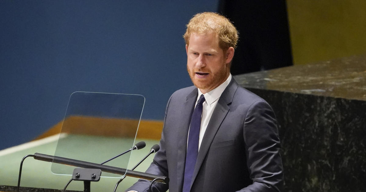 On Nelson Mandela Day at U.N., Prince Harry tells world leaders to "be brave" in face of climate change and other crises