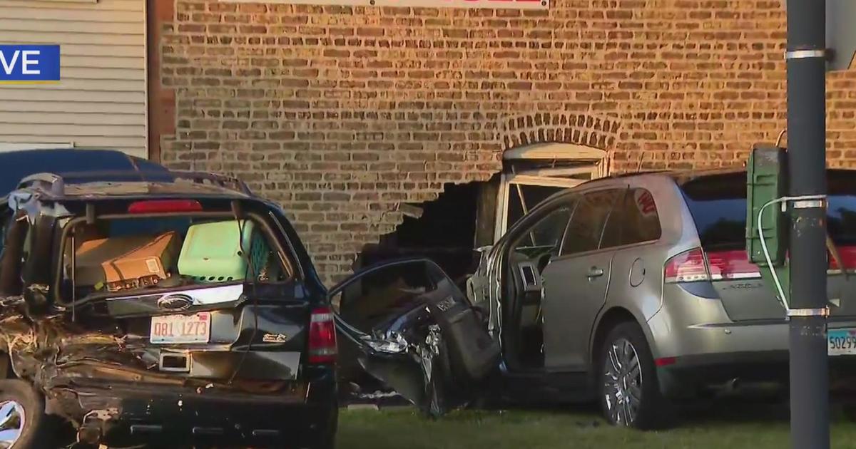 Car crashes into home stopping just inches from sleeping homeowner - CBS  Chicago