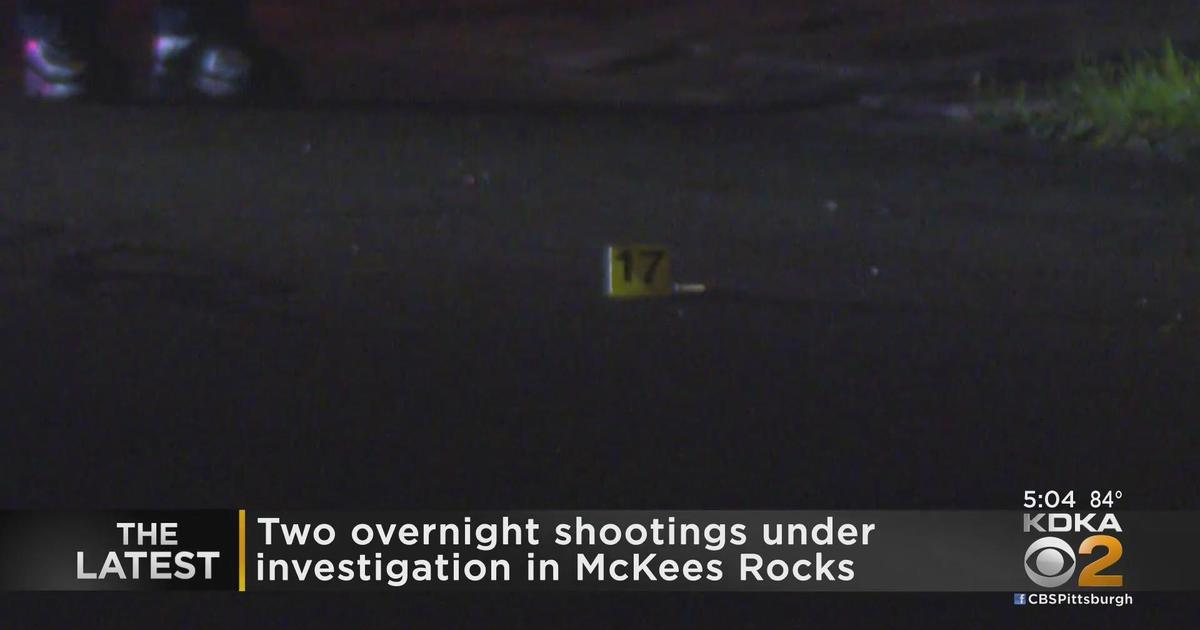 Police Investigating 2 Shootings In McKees Rocks - CBS Pittsburgh