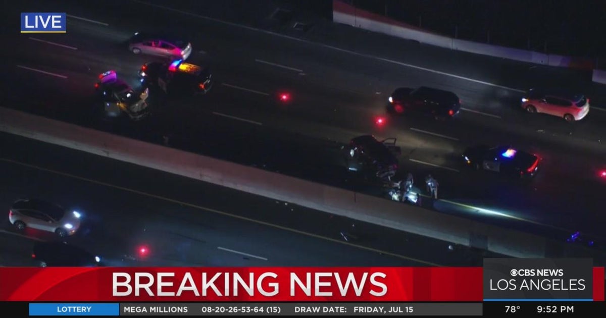 Three people ejected out of vehicle after crash on 710 Freeway in Bell
