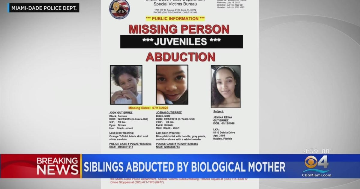 6-year-old Jody Gutierrez, 4-year-old Josiah Gutierrez abducted by biological mom