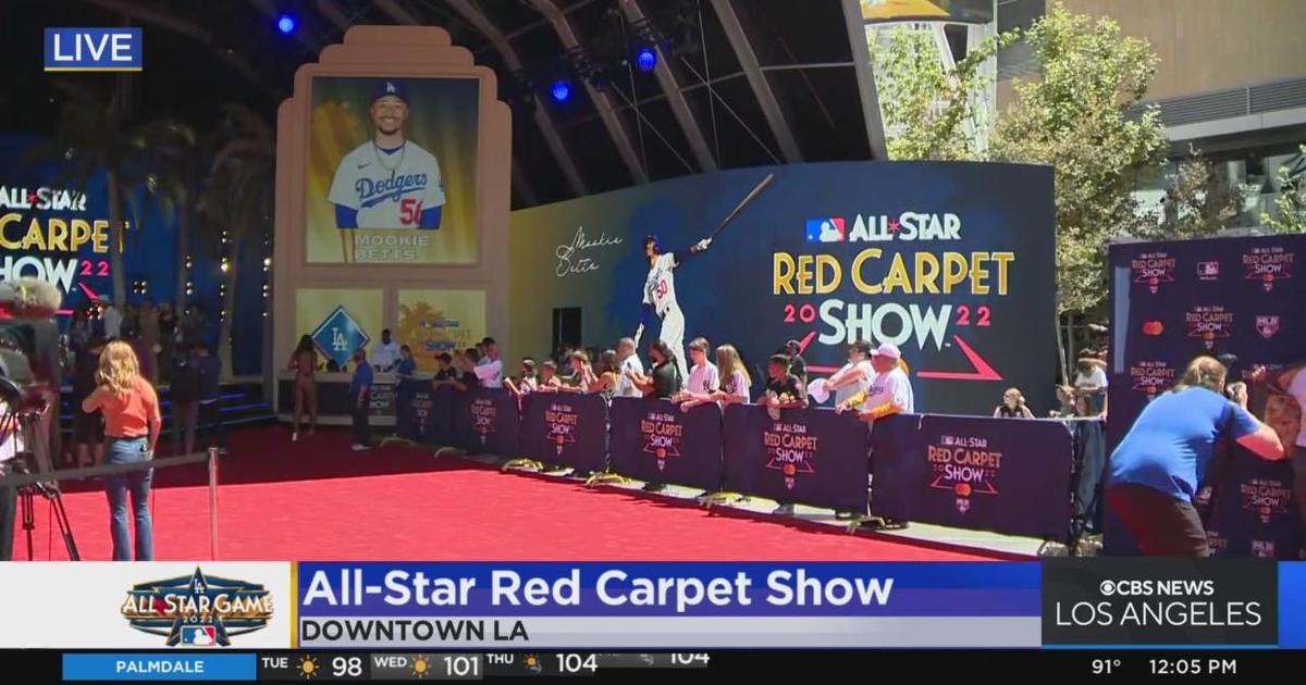 MLB's biggest stars the walk red carpet for tonight's AllStar Game