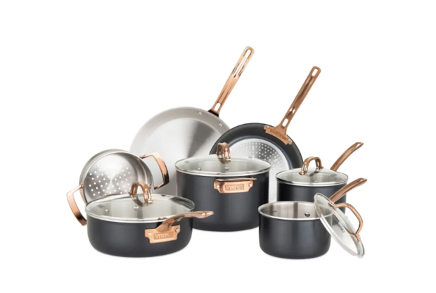 Viking 3-ply 11-piece cookware set: $800 